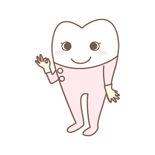 治療完了後の笑顔